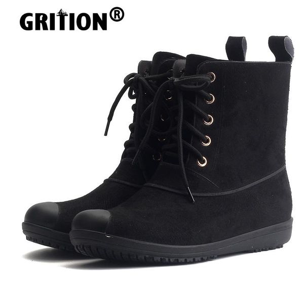 boots grition women rain non-slip pvc waterproof water shoes matte lace-up flat heels 2021 fashion lightweight, Black
boots grition women rain non-slip pvc waterproof water shoes matte lace-up flat heels 2021 fashion lightweight, Black