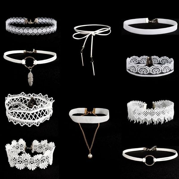 pendant necklaces women's neck chain 10pieces choker necklace set stretch velvet classic gothic tattoo lace collares para mujer, Silver
pendant necklaces women's neck chain 10pieces choker necklace set stretch velvet classic gothic tattoo lace collares para mujer, Silver