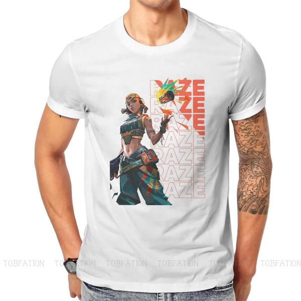 men's t-shirts valorant game raze tshirt harajuku grunge streetwear large cotton crewneck t shirt, White;black
men's t-shirts valorant game raze tshirt harajuku grunge streetwear large cotton crewneck t shirt, White;black