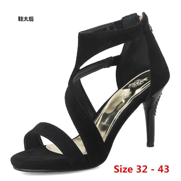 super high heels pumps gladiator sandals women party wedding sandals cross strap high heel shoes small big size 32 - 43, Black
super high heels pumps gladiator sandals women party wedding sandals cross strap high heel shoes small big size 32 - 43, Black