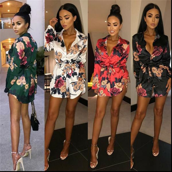 women floral satin silk long sleeve ladies t shirt loose short mini dress summer beach dress, Black;gray
women floral satin silk long sleeve ladies t shirt loose short mini dress summer beach dress, Black;gray