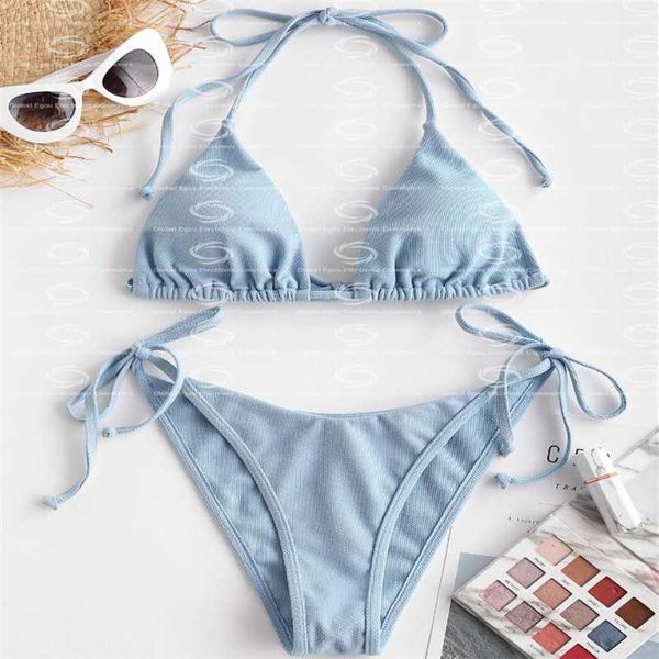 2021 split bikini set long rope multi-thread swimsuit ladies party sportswear little blue mig solid beach swimsuit
2021 split bikini set long rope multi-thread swimsuit ladies party sportswear little blue mig solid beach swimsuit