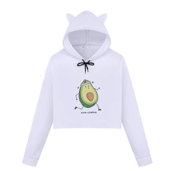 vegan avocado cartoon print sweat femme harajuku kawaii cute crop hoodies kpop fashion long sleeve cropped sweatshirts women, Black
vegan avocado cartoon print sweat femme harajuku kawaii cute crop hoodies kpop fashion long sleeve cropped sweatshirts women, Black