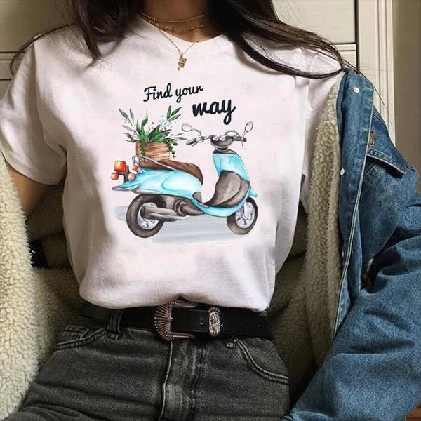 graphic cartoon bike fashion womens casual trend cute 90s print clothes lady tees female t shirt, White
graphic cartoon bike fashion womens casual trend cute 90s print clothes lady tees female t shirt, White