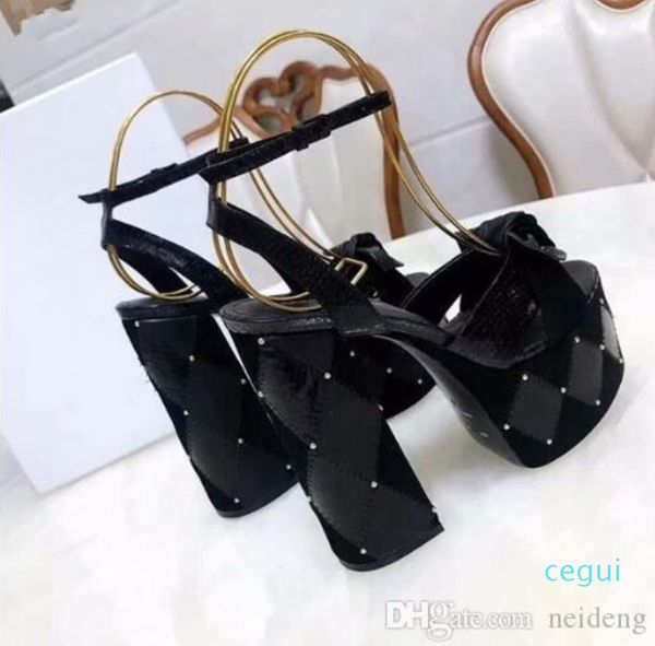 5.5cm high platform t show shoes 14cm heel summer for women high quality, Black
5.5cm high platform t show shoes 14cm heel summer for women high quality, Black