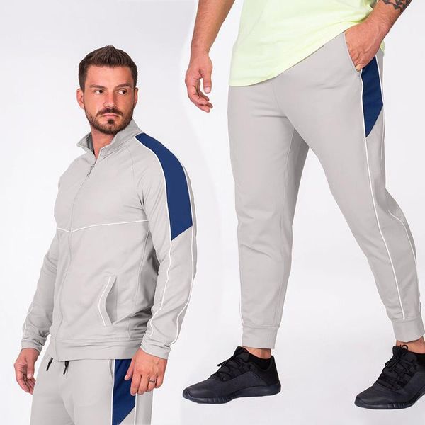 jogging clothing european and american autumn trend long-sleeved zipper sweater men's sports casual suit running football training clot, Black;red
jogging clothing european and american autumn trend long-sleeved zipper sweater men's sports casual suit running football training clot, Black;red