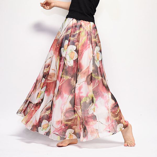 2021 new vintage summer long skirts boho flower print ankle length maxi jupe femme women chiffon skirt saia 9w2f, Black
2021 new vintage summer long skirts boho flower print ankle length maxi jupe femme women chiffon skirt saia 9w2f, Black