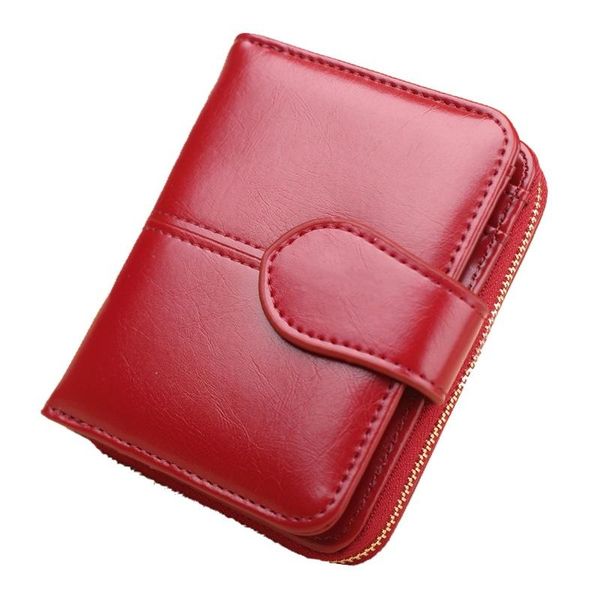wallets wallet short pu women's purse zipper&button red small coin pocket cartera, Red;black
wallets wallet short pu women's purse zipper&button red small coin pocket cartera, Red;black