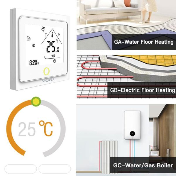 smart home control zigbee thermostat water/electric floor heating water/gas boiler programmable temperature controller can remote
smart home control zigbee thermostat water/electric floor heating water/gas boiler programmable temperature controller can remote