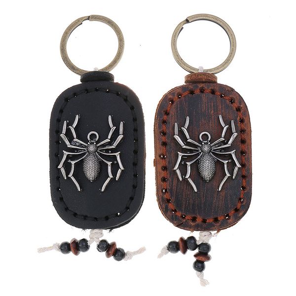 key rings accessories handmade cowhide chain personalized alloy spider leather car pendant, Slivery;golden
key rings accessories handmade cowhide chain personalized alloy spider leather car pendant, Slivery;golden