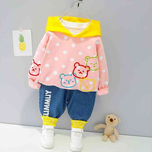 kid girl set clothes 1 2 3 4 years long sleeve casual hooded dot print pink blue clolor toddler outdoor, White
kid girl set clothes 1 2 3 4 years long sleeve casual hooded dot print pink blue clolor toddler outdoor, White