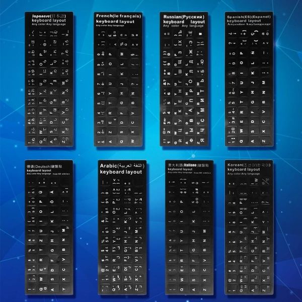 keyboard covers durable russian/french/spanish/japanese/german/arabic/korean/italian language sticker black background with white q81e
keyboard covers durable russian/french/spanish/japanese/german/arabic/korean/italian language sticker black background with white q81e