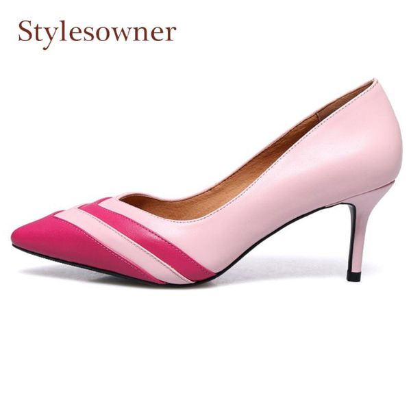 dress shoes stylesowner fashion mixed color pointed toe high heel for spring women pumps shallow all match stilettos heels, Black
dress shoes stylesowner fashion mixed color pointed toe high heel for spring women pumps shallow all match stilettos heels, Black