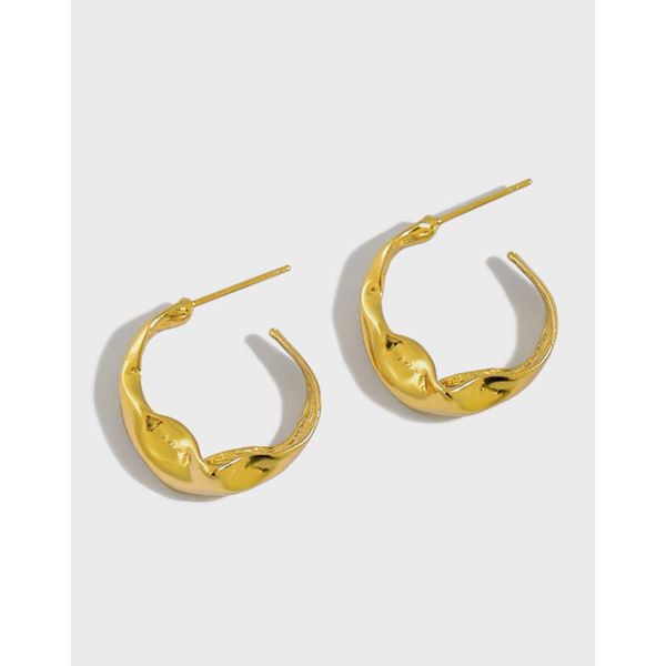 hoop & huggie authentic 925 sterling silver earrings for women irregular twisted c geometric korean aesthetic earings fashion jewelry, Golden;silver
hoop & huggie authentic 925 sterling silver earrings for women irregular twisted c geometric korean aesthetic earings fashion jewelry, Golden;silver