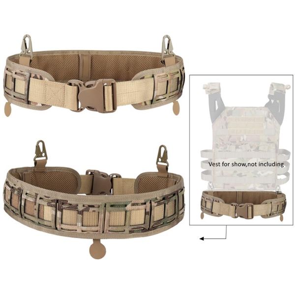 tactical padded modular belts army battle paintball molle belt set cummerbunds waist support, Black;gray
tactical padded modular belts army battle paintball molle belt set cummerbunds waist support, Black;gray