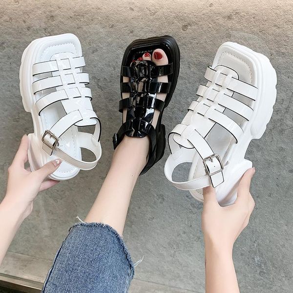 sandals sports women's thick-soled 2021 all-match korean version of the word buckle fashion roman shoes trend, Black
sandals sports women's thick-soled 2021 all-match korean version of the word buckle fashion roman shoes trend, Black