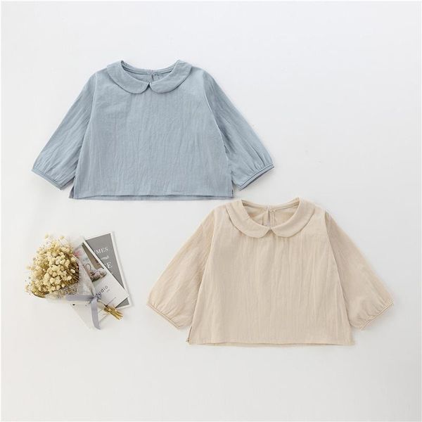 shirts fashion blue beige kids clothes girl spring summer baby girls blouses cute long sleeve solid doll collar, White;black
shirts fashion blue beige kids clothes girl spring summer baby girls blouses cute long sleeve solid doll collar, White;black