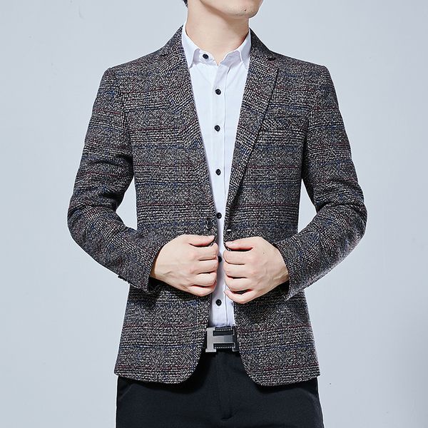 2021 new luxury classic men's plaid blazer autumn spring fashion slim fit long suit z8x2, White;black
2021 new luxury classic men's plaid blazer autumn spring fashion slim fit long suit z8x2, White;black