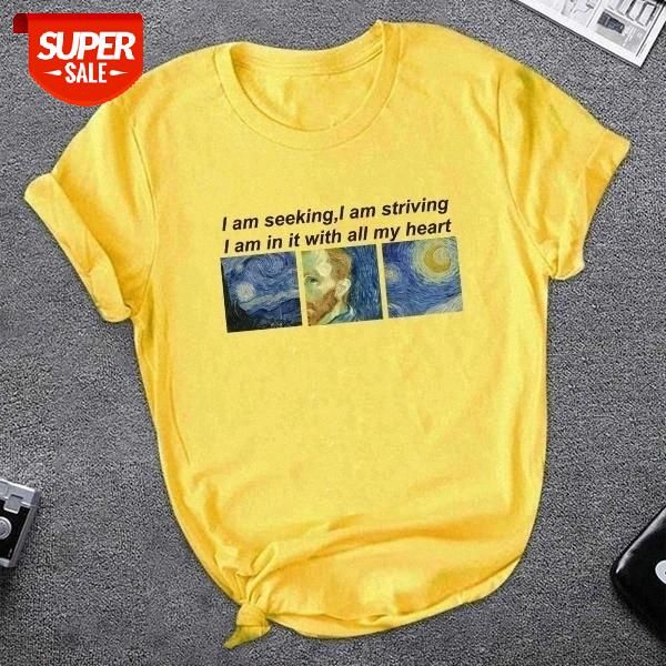 sunfiz hjn vincent van gogh quote t-shirt women casual aesthetic tumblr hipster grunge tees i am seeking,i am striving #vw4e, White
sunfiz hjn vincent van gogh quote t-shirt women casual aesthetic tumblr hipster grunge tees i am seeking,i am striving #vw4e, White