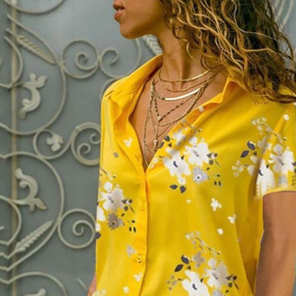 women blouses 2021 elegant short sleeve print v neck chiffon blouse female work wear shirts plus size lapel blusa d2, White
women blouses 2021 elegant short sleeve print v neck chiffon blouse female work wear shirts plus size lapel blusa d2, White