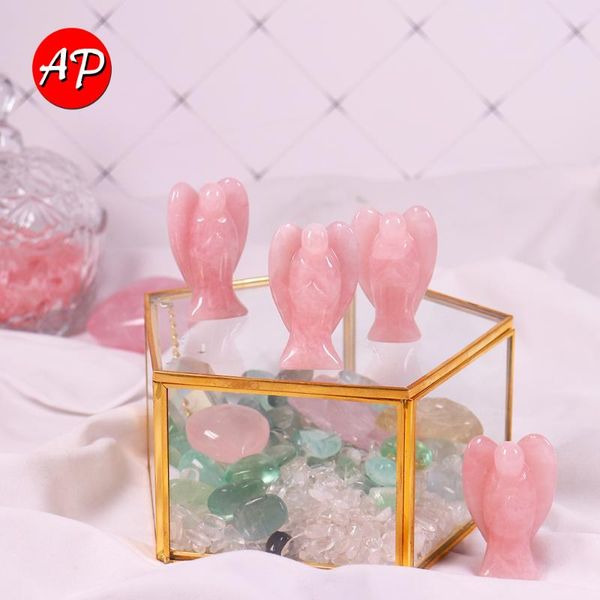 1pc natural crystal 2inch guardian angel figurine rose quartz handicraft healing gemstone craft wishing gifts home decor
1pc natural crystal 2inch guardian angel figurine rose quartz handicraft healing gemstone craft wishing gifts home decor