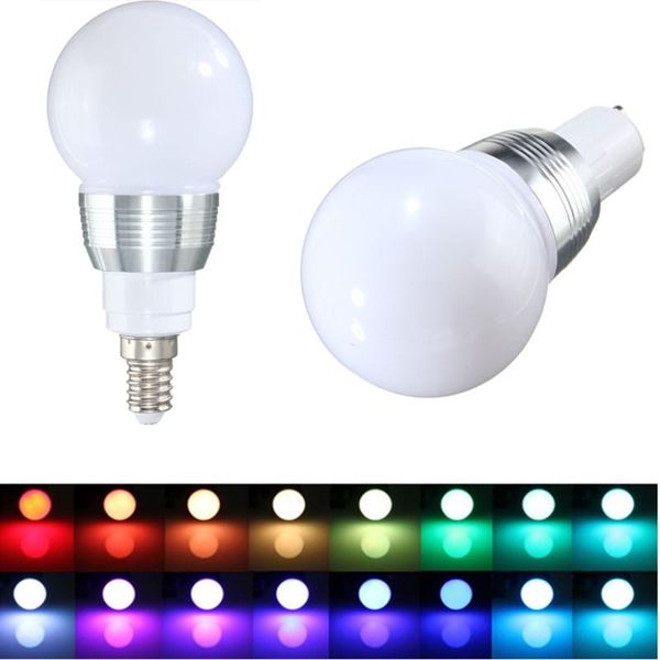 bulbs led color changing light bulb e27/e14 dimmable rgb spot 85-265v 3w home decoration with remote control
bulbs led color changing light bulb e27/e14 dimmable rgb spot 85-265v 3w home decoration with remote control
