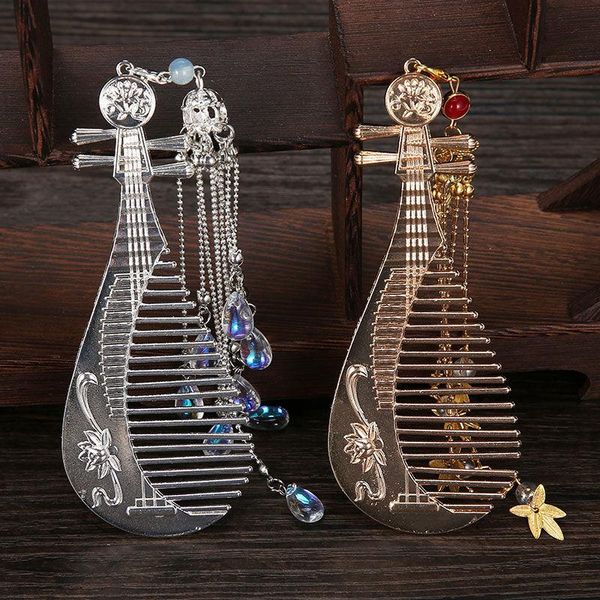 hair clips & barrettes ancient pipa comb with tassel pendant women chinese style hanfu hairpin headdress vintage chic lute gifts, Golden;silver
hair clips & barrettes ancient pipa comb with tassel pendant women chinese style hanfu hairpin headdress vintage chic lute gifts, Golden;silver