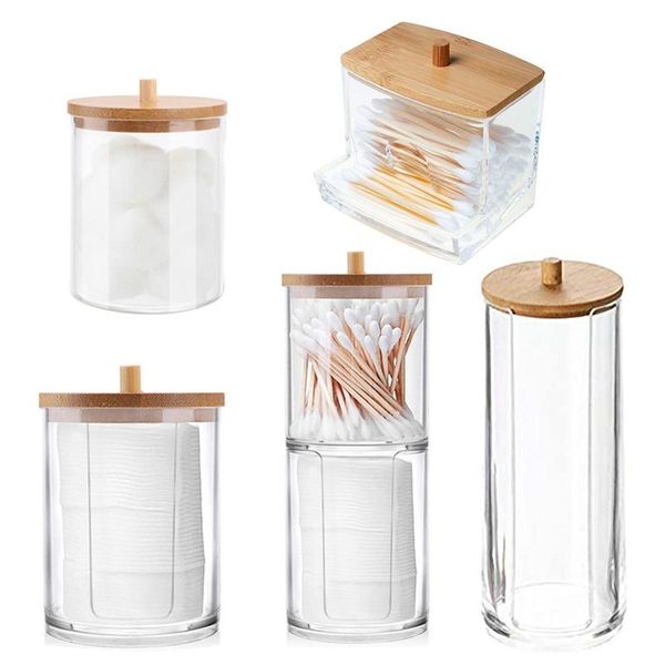 storage boxes & bins makeup cotton pad organizer box for swabs rod cosmetics jewelry bathroom qtip container with bamboo lid
storage boxes & bins makeup cotton pad organizer box for swabs rod cosmetics jewelry bathroom qtip container with bamboo lid