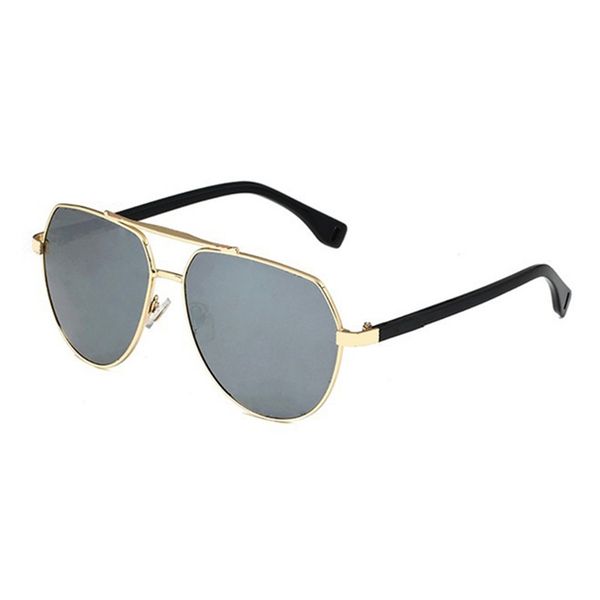 designer metal frame retro sunglasses fashion sun glasses for men summer uv protection eyewear, White;black
designer metal frame retro sunglasses fashion sun glasses for men summer uv protection eyewear, White;black