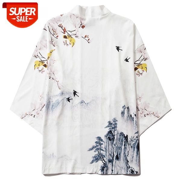 japanese kimono jacket men birdy floral print front open coats 2021 summer harajuku japan streetwear loose shirts #jl3o, Black;brown
japanese kimono jacket men birdy floral print front open coats 2021 summer harajuku japan streetwear loose shirts #jl3o, Black;brown