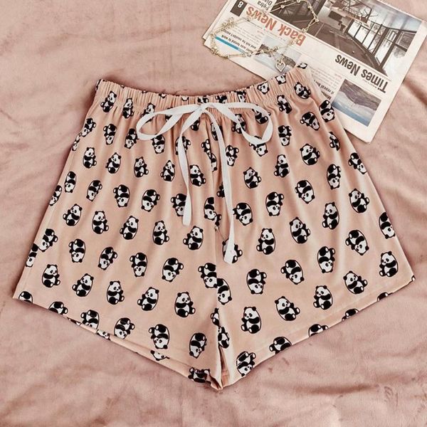 women's sleepwear pajama pants women cute cartoon panda printed shorts spring and summer home lounging can be worn outside, Black;red
women's sleepwear pajama pants women cute cartoon panda printed shorts spring and summer home lounging can be worn outside, Black;red