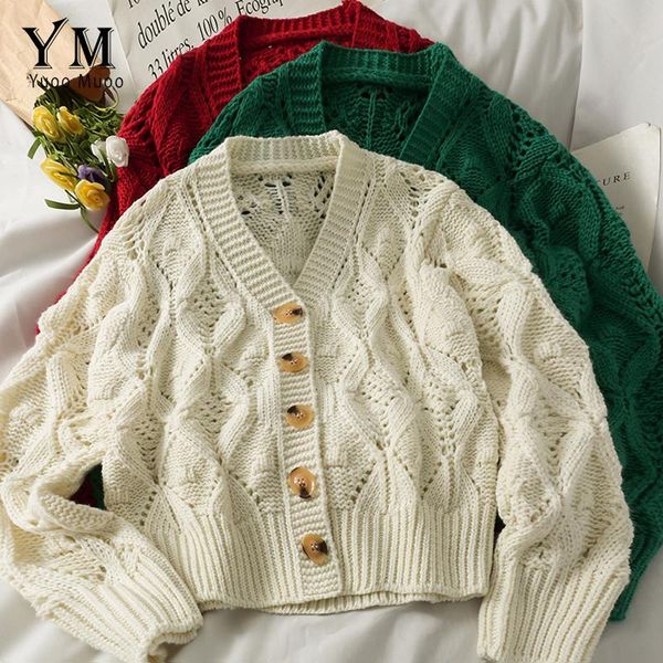 women's knits & tees yuoomuoo 2021 spring autumn knitted cardigan fashion hollow out long sleeve sweater coat elegant solid v-neck ladi, White
women's knits & tees yuoomuoo 2021 spring autumn knitted cardigan fashion hollow out long sleeve sweater coat elegant solid v-neck ladi, White
