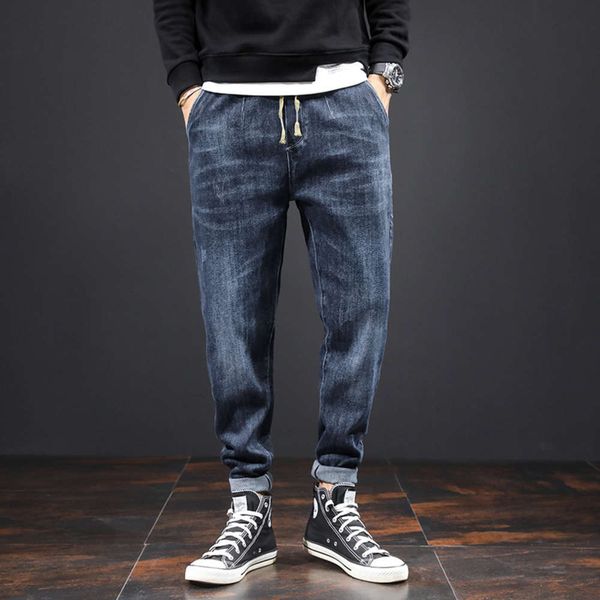 korean autumn and winter fashion brand harlan legged pants versatile casual men's work jeans loose, Blue
korean autumn and winter fashion brand harlan legged pants versatile casual men's work jeans loose, Blue