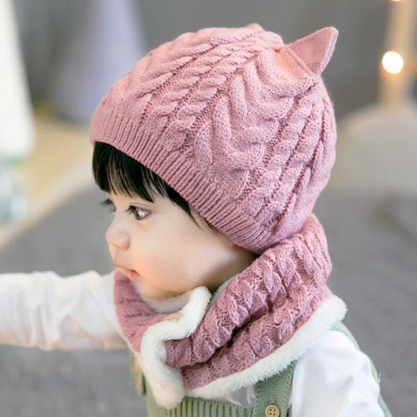 two pieces hat scarf set beanie cap children's hats boys girls caps cat ear keep warm winter knitted skullies kids bone, Yellow
two pieces hat scarf set beanie cap children's hats boys girls caps cat ear keep warm winter knitted skullies kids bone, Yellow