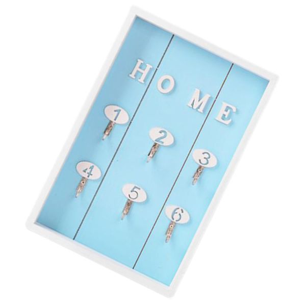 wooden key boxes storage box wall mounted lock hanging shelf key holder jewelry organizer ornament crafts props (blue)
wooden key boxes storage box wall mounted lock hanging shelf key holder jewelry organizer ornament crafts props (blue)