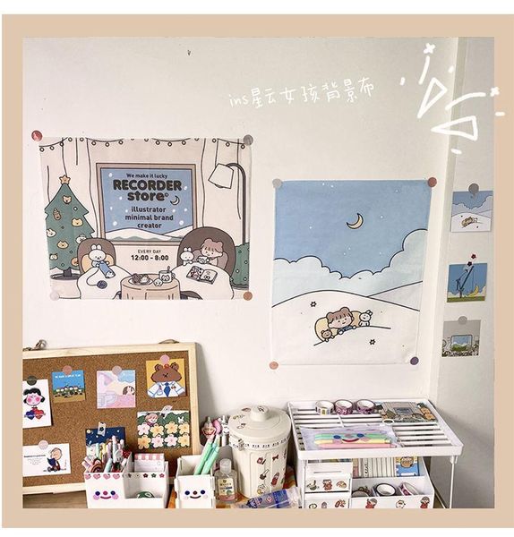 tapestries background cloth ins cute girl wall hanging tapestry kawaii decor bedside layout room decoration
tapestries background cloth ins cute girl wall hanging tapestry kawaii decor bedside layout room decoration