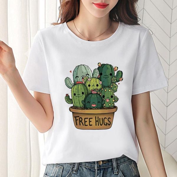 women's t-shirt casual cactus illustration harajuku graphic printing white t shirt short sleeve ladies women
women's t-shirt casual cactus illustration harajuku graphic printing white t shirt short sleeve ladies women