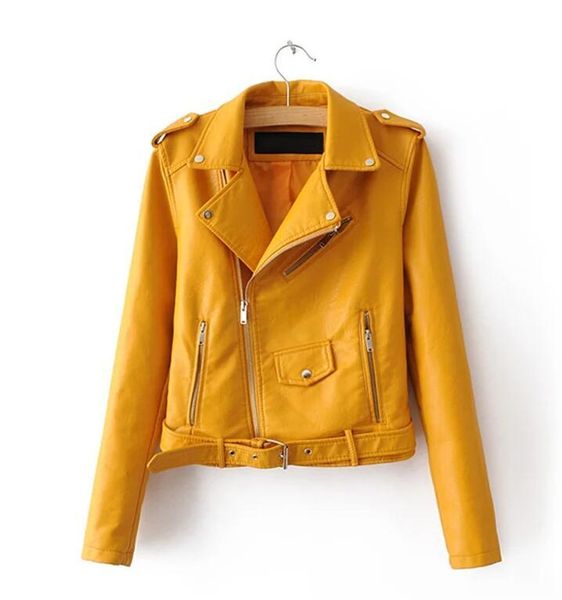 women's leather & faux 2021 spring autumn jackets women casual zipper short basic coat motorcycle black yellow pink
women's leather & faux 2021 spring autumn jackets women casual zipper short basic coat motorcycle black yellow pink