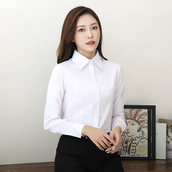 spring autumn women casual solid turn-down collar ol style blouse office ladies elegant lapel workwear female a105 women's blouses & s, White
spring autumn women casual solid turn-down collar ol style blouse office ladies elegant lapel workwear female a105 women's blouses & s, White
