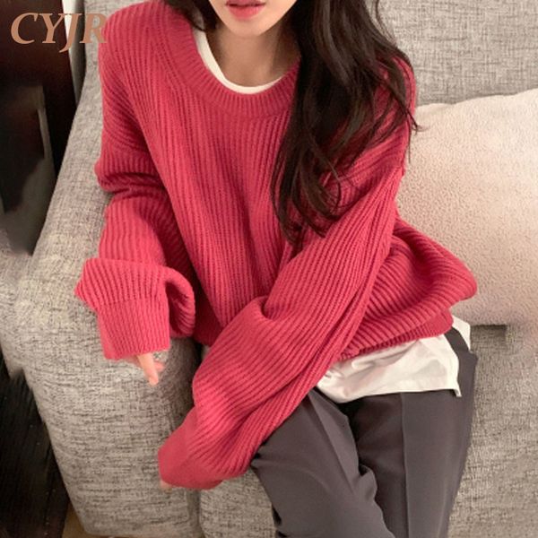 cyjr korean women's blouses solid autumn lazy pullovers retro loose jumper pulls femme rgpw, White;black
cyjr korean women's blouses solid autumn lazy pullovers retro loose jumper pulls femme rgpw, White;black