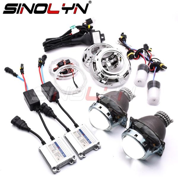 sinolyn bi-xenon angel eyes full kit headlight lenses 3.0 hid projector lens for h1 h4 h7 h11 9005 9006 car lights accessories
sinolyn bi-xenon angel eyes full kit headlight lenses 3.0 hid projector lens for h1 h4 h7 h11 9005 9006 car lights accessories