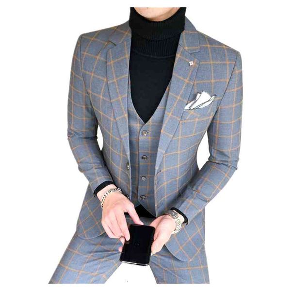 men's suits & blazers men dress british mens wedding suit luxury 3 piece suit latest jacket design blazer fashion plaid wedding dr, White;black
men's suits & blazers men dress british mens wedding suit luxury 3 piece suit latest jacket design blazer fashion plaid wedding dr, White;black