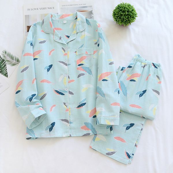 spring/summer 2021 new style 100% cotton pajamas set ladies long-sleeved two-piece color feather plus size home service kawaii ky8d, Black;brown
spring/summer 2021 new style 100% cotton pajamas set ladies long-sleeved two-piece color feather plus size home service kawaii ky8d, Black;brown