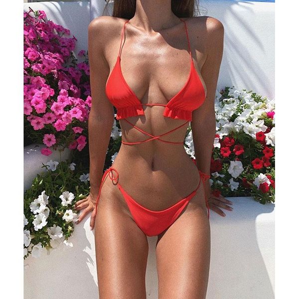 women's swimwear 2 swimsuits, beachwear, summer push-ups and padded lace-up bikini bra + bottoms 2021 simple, White;black
women's swimwear 2 swimsuits, beachwear, summer push-ups and padded lace-up bikini bra + bottoms 2021 simple, White;black