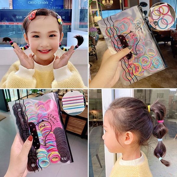200/500pcs/bag girls cute colorful basic elastic hair bands ponytail holder children scrunchie rubber band kids hair accessories, Slivery;white
200/500pcs/bag girls cute colorful basic elastic hair bands ponytail holder children scrunchie rubber band kids hair accessories, Slivery;white