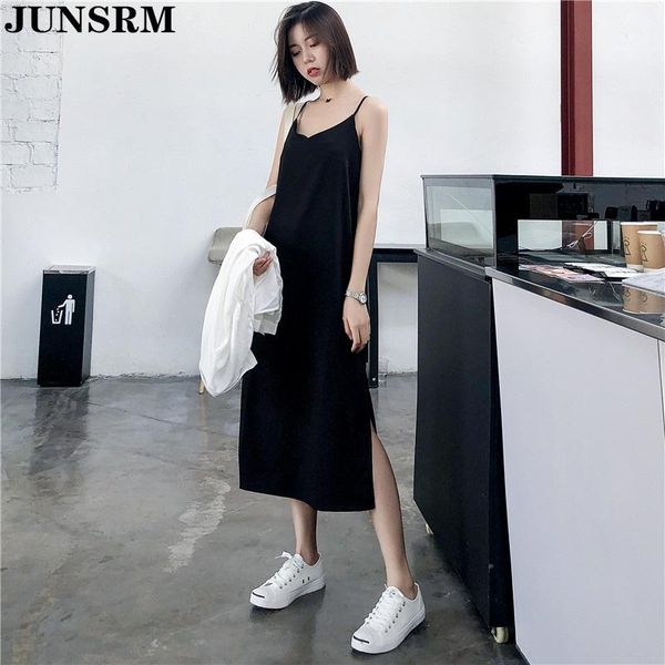 casual dresses women black maxi dress 2021 summer v-neck sleeveless vest suspender female long sling, Black;gray
casual dresses women black maxi dress 2021 summer v-neck sleeveless vest suspender female long sling, Black;gray