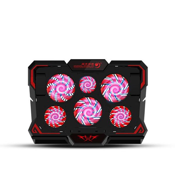coolcold 17 inch gaming lapcooler six fan led screen two usb port 2600rpm lapcooling pad notebook stand for 
coolcold 17 inch gaming lapcooler six fan led screen two usb port 2600rpm lapcooling pad notebook stand for