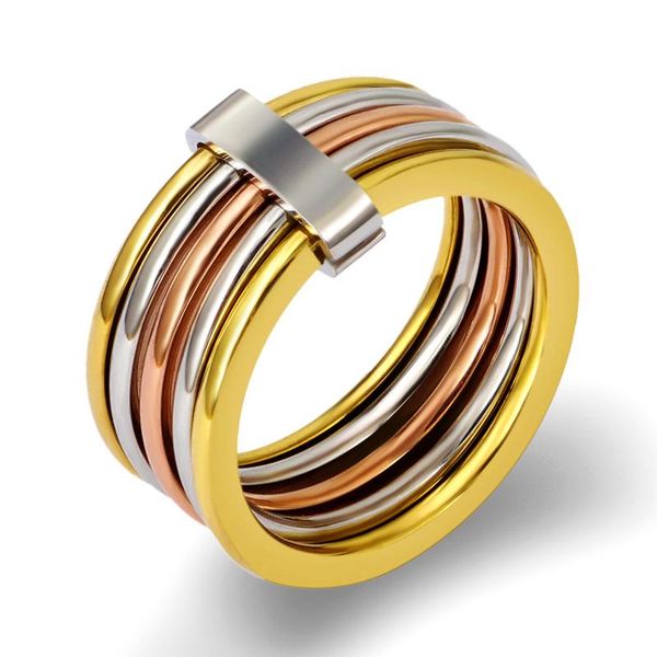 wedding rings fashion 361l stainless steel five circles round charm rose gold silver trendy women party midi ring custom wholesale, Slivery;golden
wedding rings fashion 361l stainless steel five circles round charm rose gold silver trendy women party midi ring custom wholesale, Slivery;golden
