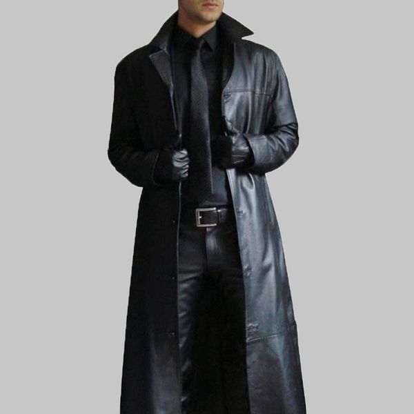 leather jacket autumn winter fashion temperament solid color men casual lapel pu single breasted long sleeve sale, Black
leather jacket autumn winter fashion temperament solid color men casual lapel pu single breasted long sleeve sale, Black