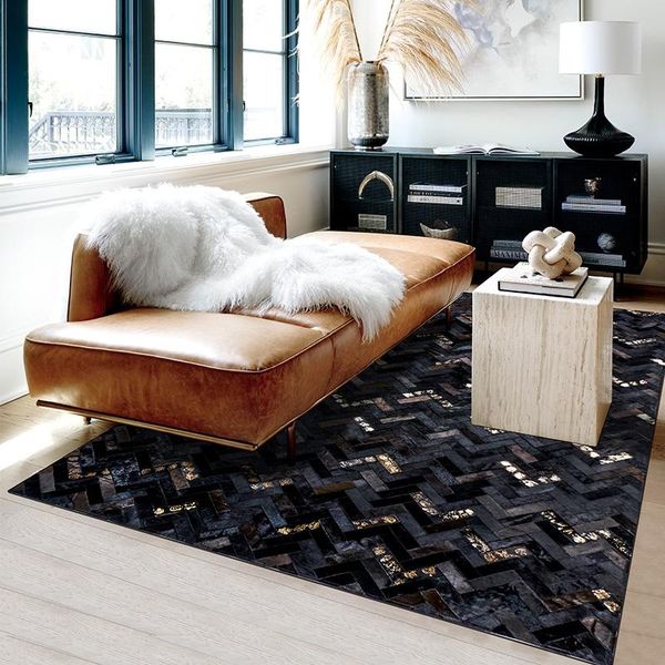 carpets american style genuine cowhide patch work rug, black color real cow skin fur carpet for living room decoration floor mat
carpets american style genuine cowhide patch work rug, black color real cow skin fur carpet for living room decoration floor mat